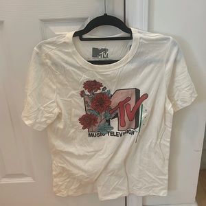MTV Beige/Cream Tee